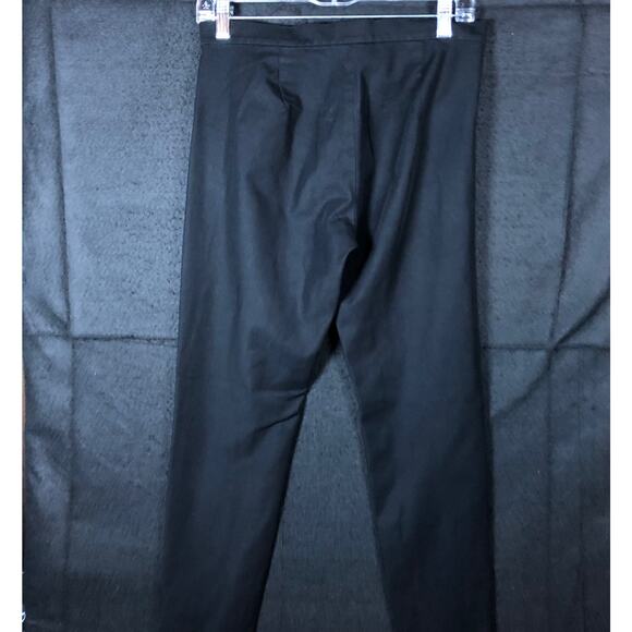 Banana Republic Womens Pants Black Devon Mid Rise Pull On Side Zip Stretch 6 - Picture 9 of 11